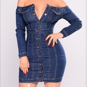 Denim dress